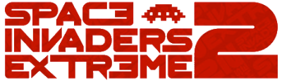 Space Invaders Extreme 2 title screen for Nintendo DS